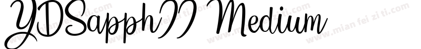 YDSapphII Medium字体转换